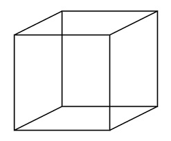 Cubo formado por linhas limitantes