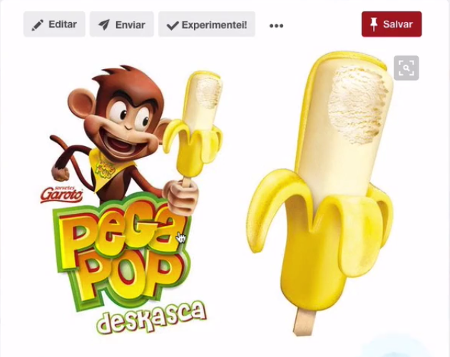 propaganda de picole banana